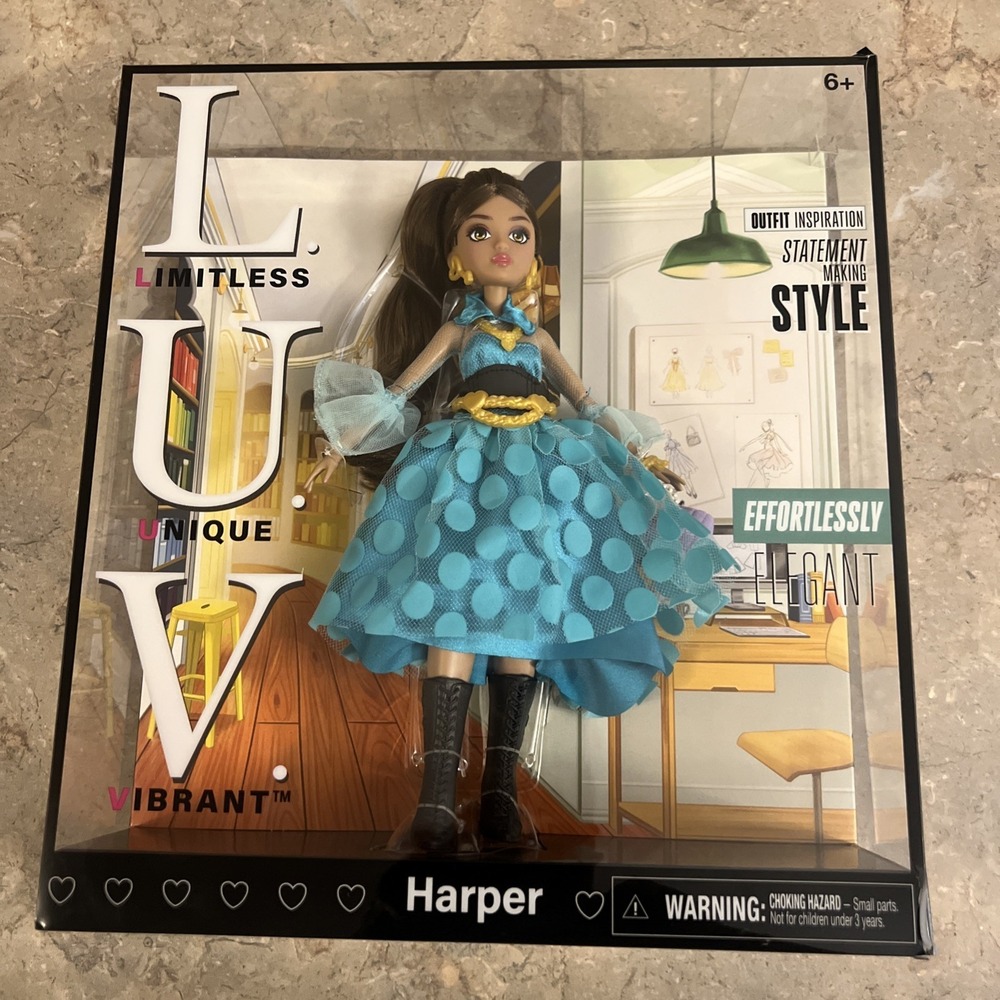 LUV Limitless Unique Vibrant HARPER Fashion Doll